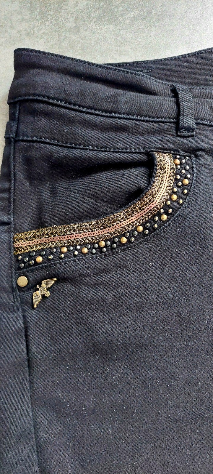 Mos Mosh zwarte jeans - Maat 40, Mos Mosh, Zwart, Ophalen of Verzenden, Zo goed als nieuw