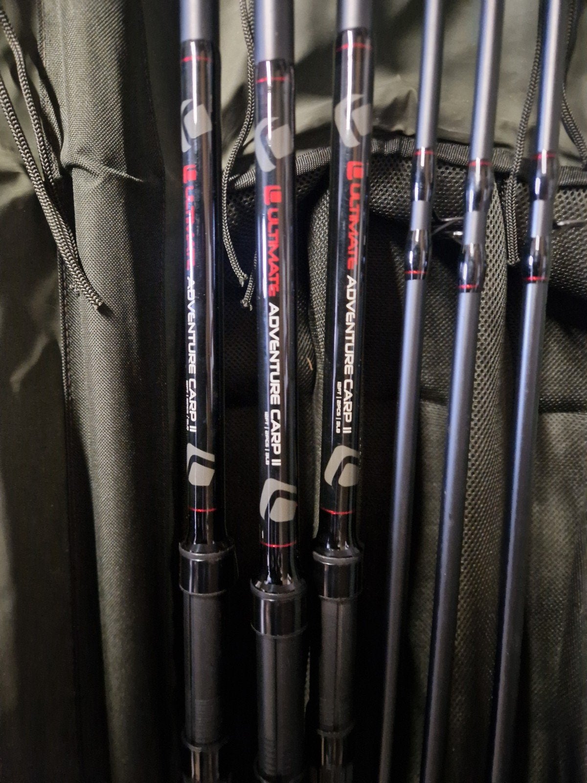 3 Stuks Nieuwe Ultimate Adventure Karperhengels Samen voor:, Ophalen, Werphengel