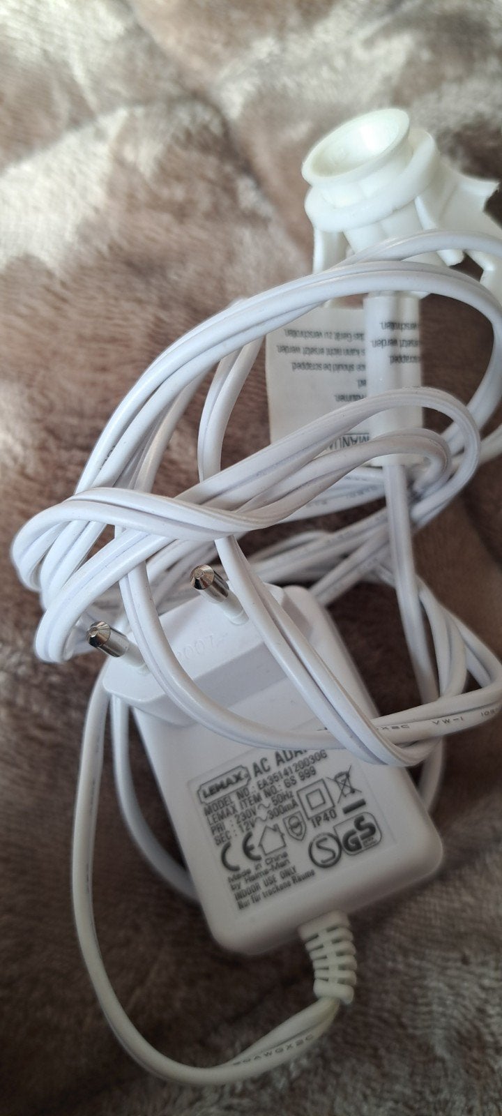 Lemax AC Adapter voor kersthuisjes en accessoires, Ophalen, Gebruikt, Overige stijlen, Kunststof