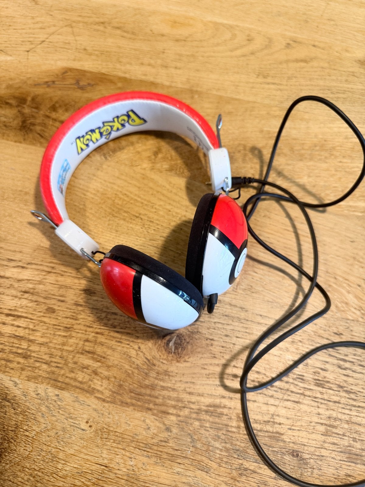 Pokémon Koptelefoon - Rood/Wit/Zwart - Bedraad, Overige merken, Meerkleurig, Verstelbaar, Ophalen of Verzenden