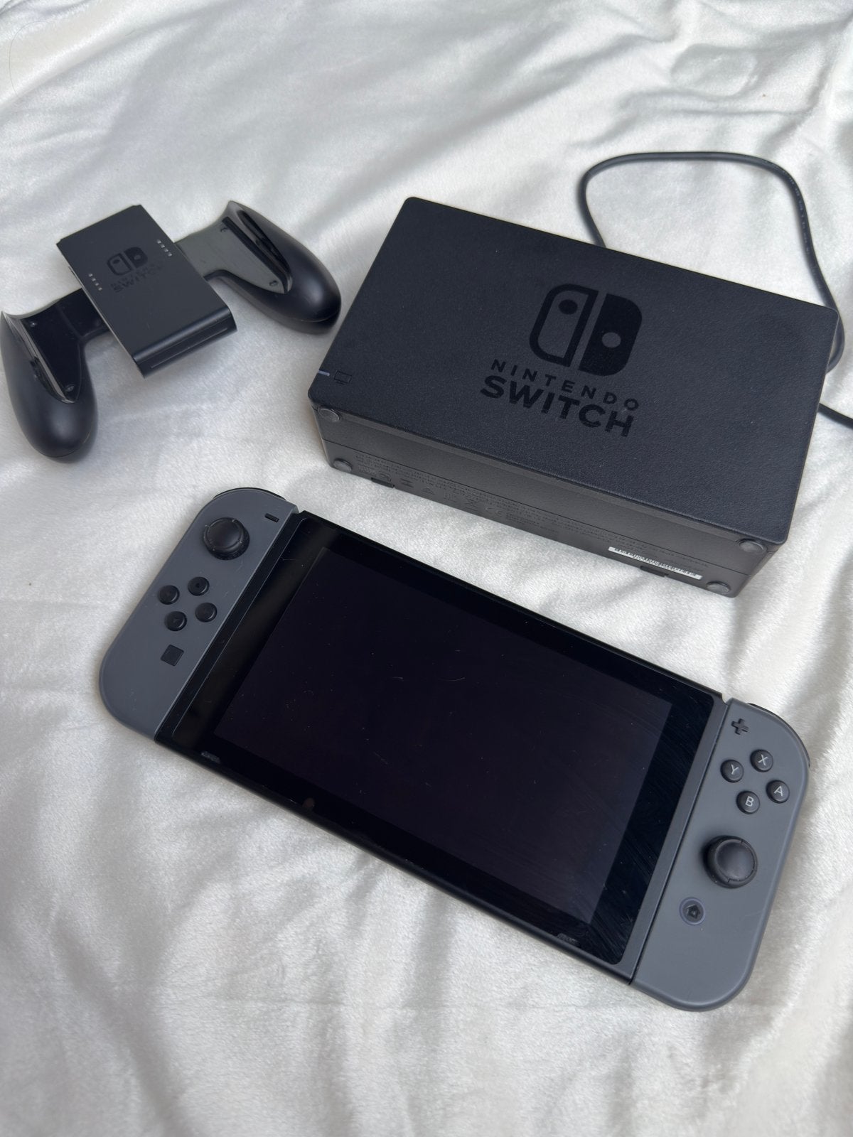 Nintendo Switch Console Grijs in goede staat, Ophalen of Verzenden, Zo goed als nieuw, Met 1 controller, Switch Original
