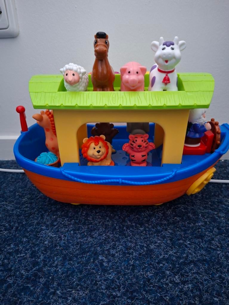 Activiteitenark van Noach met piano en dierengeluiden, Ophalen of Verzenden, Zo goed als nieuw, Overige typen