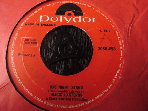 single vinyl THE MAGIC LANTERNS – One Night Stand (1970-GER), Gebruikt, Verzenden, 7 inch, Single