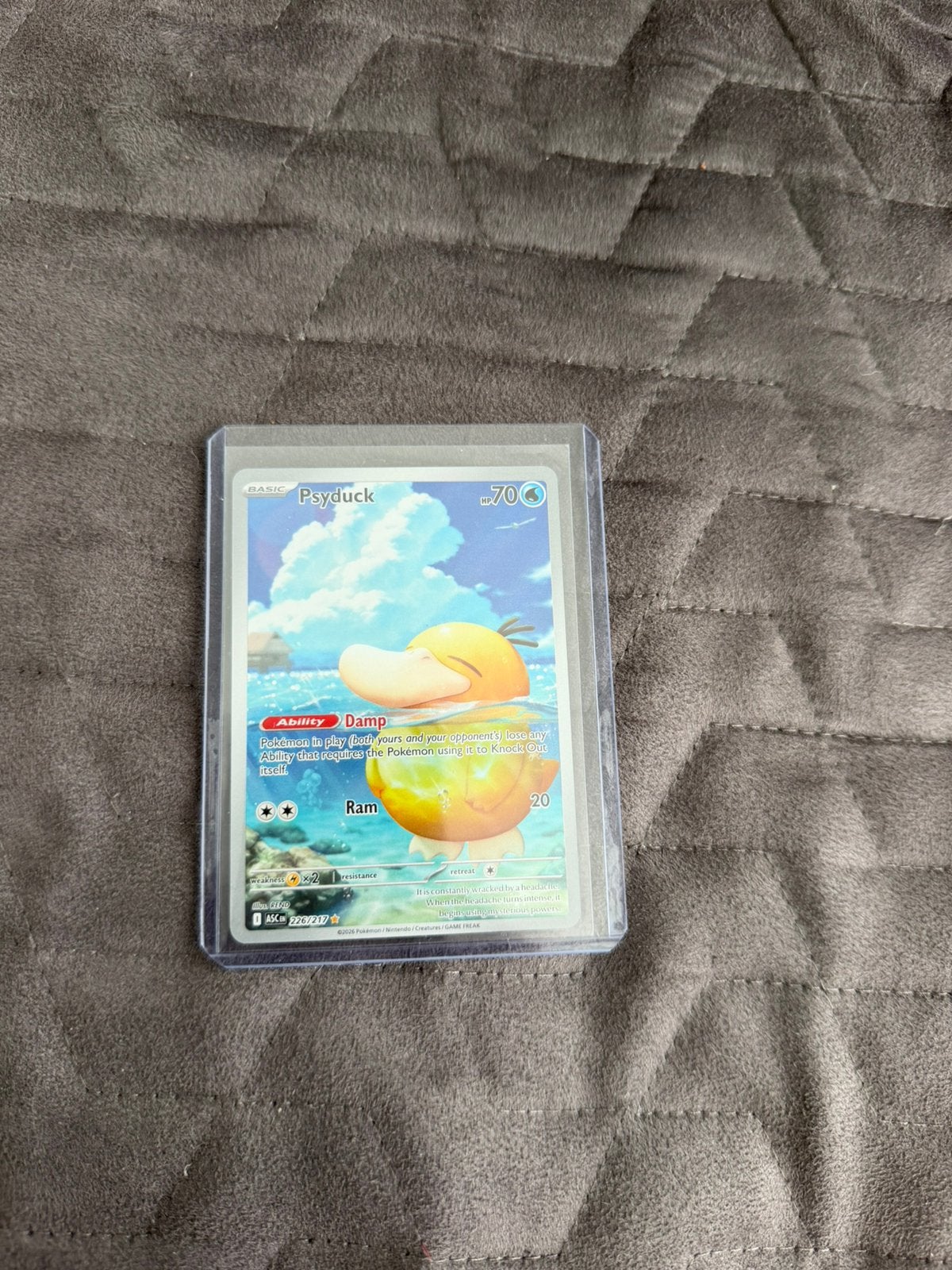 Psyduck Illustration Rare 226/217 ASC, Ophalen, Nieuw