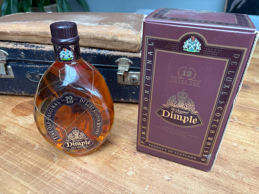 Drimple Scotch Whisky 12jaar bottel datum 1981 met doos, Ophalen of Verzenden, Nieuw