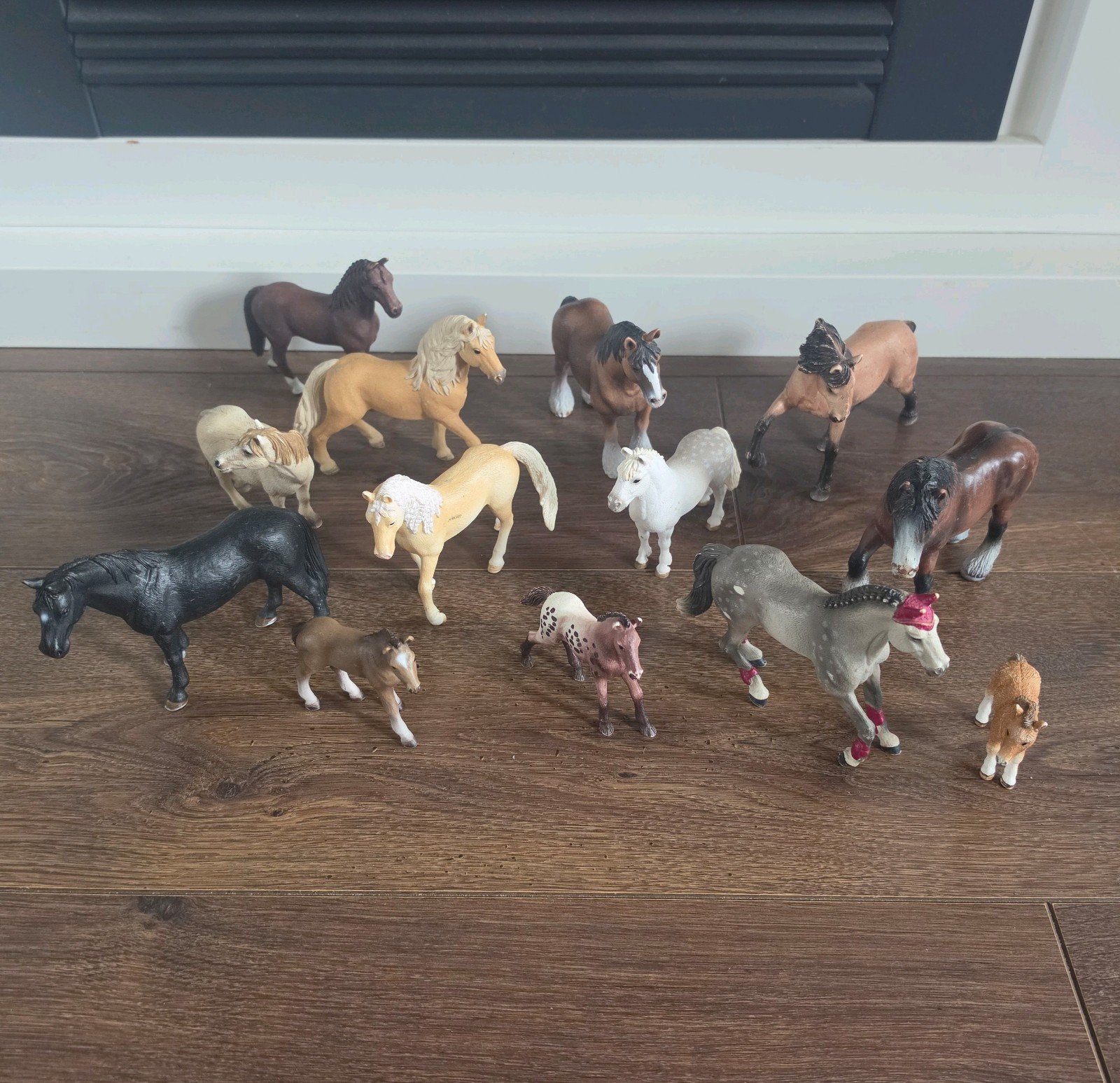 Schleich paardjes set 3, Ophalen of Verzenden, Zo goed als nieuw, Paard, Beeldje of Figuurtje