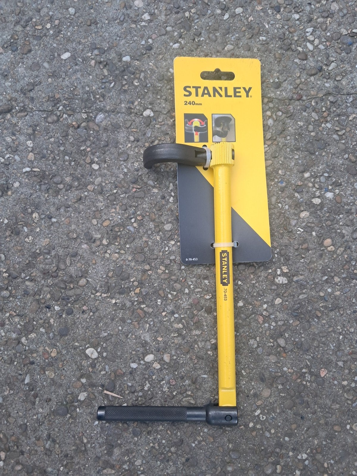 Stanley 240mm pijpsleutel - Nieuw in verpakking, Ophalen of Verzenden, Nieuw, Sleutel/ratel, Stanley