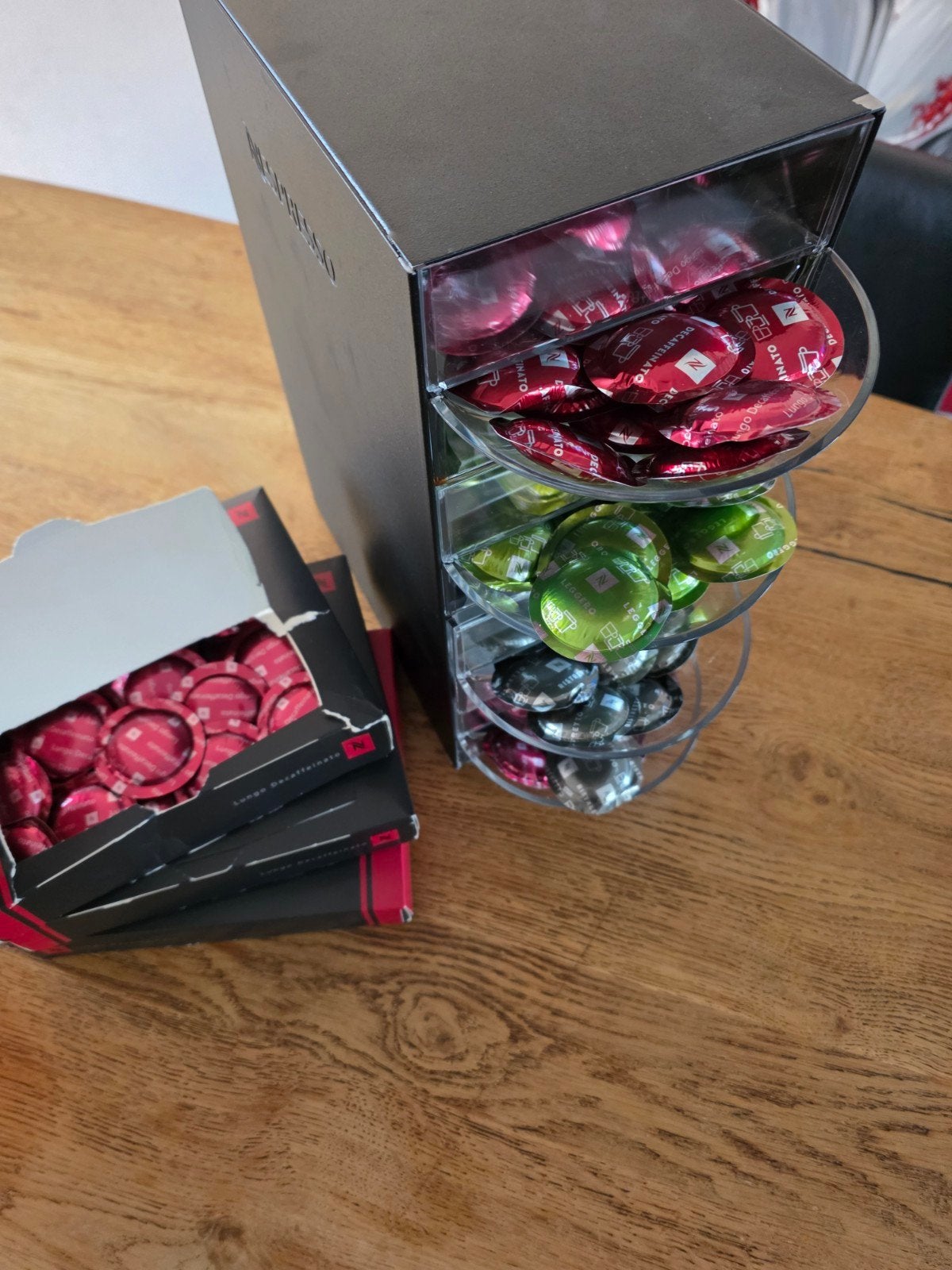 Nespresso koffiepads +Dispenser, Ophalen, Nieuw