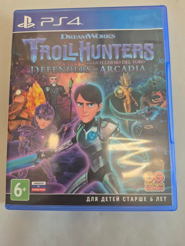 Trollhunters Defenders of Arcadia-ps 4 (RUSSIAN COPY), Avontuur en Actie, Gebruikt, 2 spelers, Eén computer