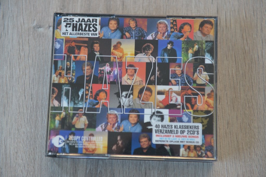 ANDRE HAZES =-= 25 JAAR HAZES HET ALLERBESTE VAN 2CDbox, Verzenden, Zo goed als nieuw, Levenslied of Smartlap, Boxset
