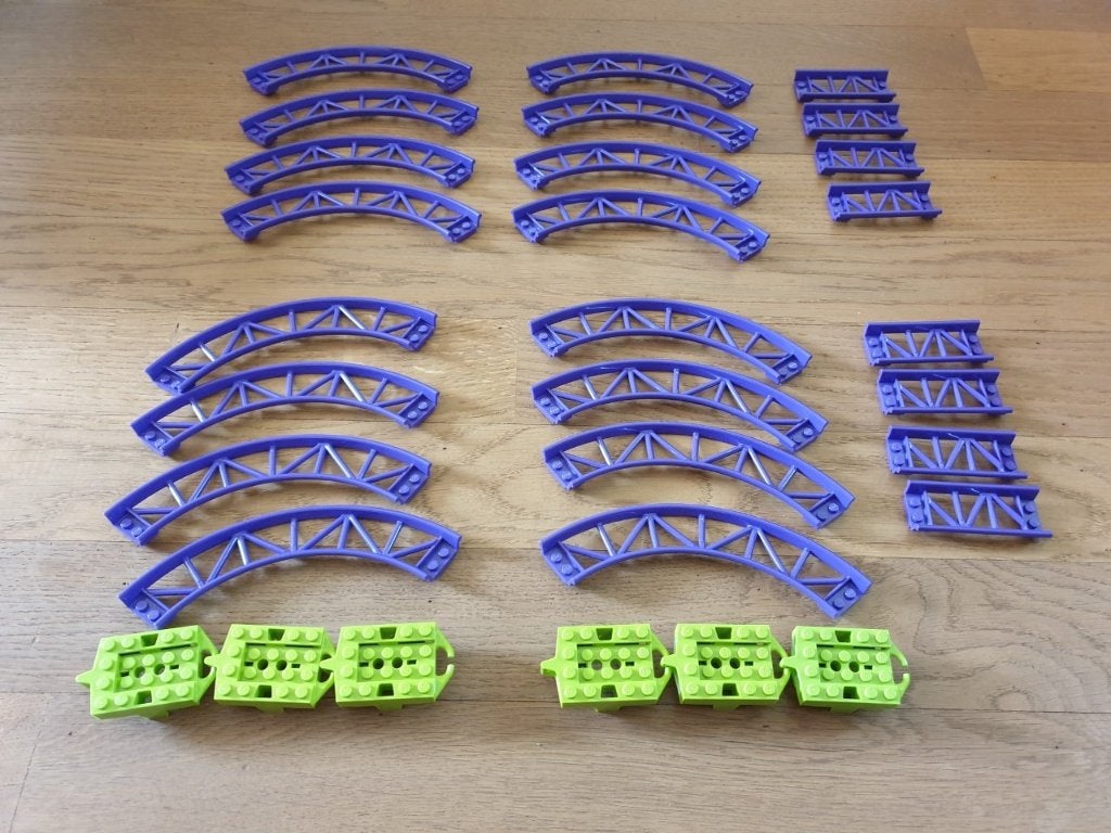 CADEAU TIP = NIEUW=Lego achtbaan rails pakket = Zelf bouwen