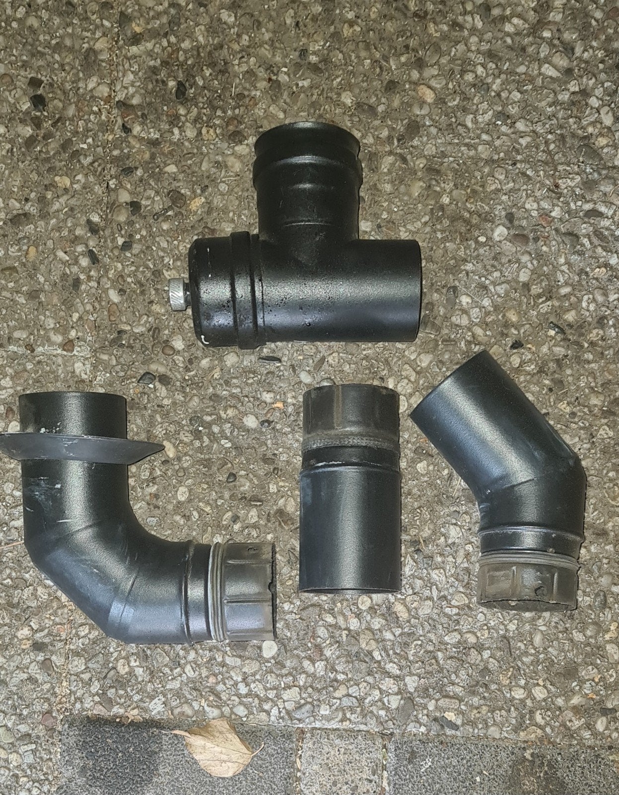 Maat 80mm voor pelletkachel, Ophalen, Gebruikt