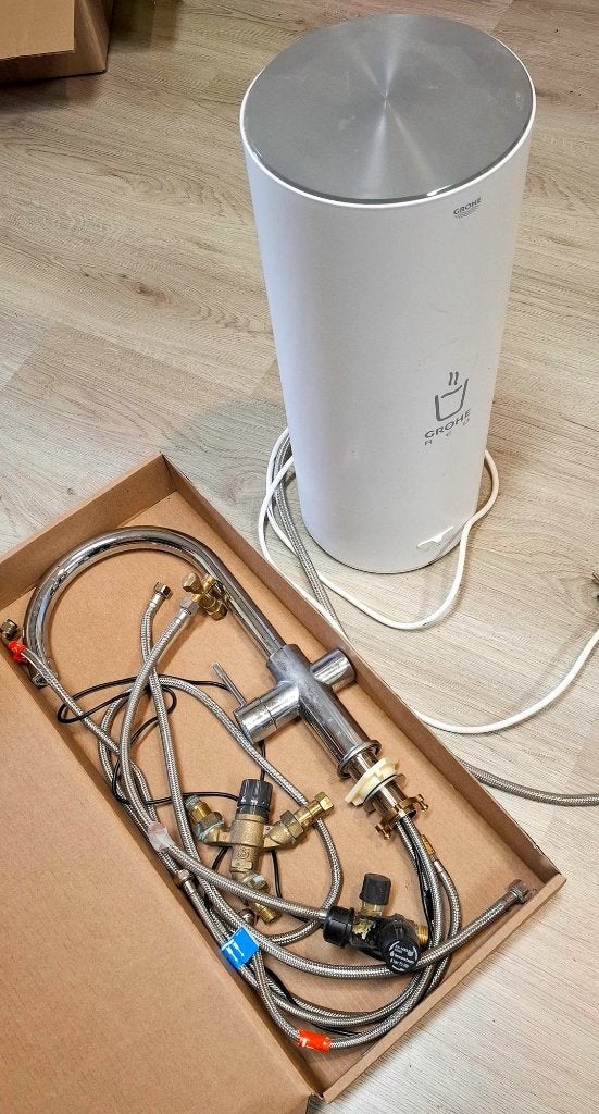 kokend water kraan, Huis en Inrichting, Ophalen, Grohe, Metaal, Overige typen