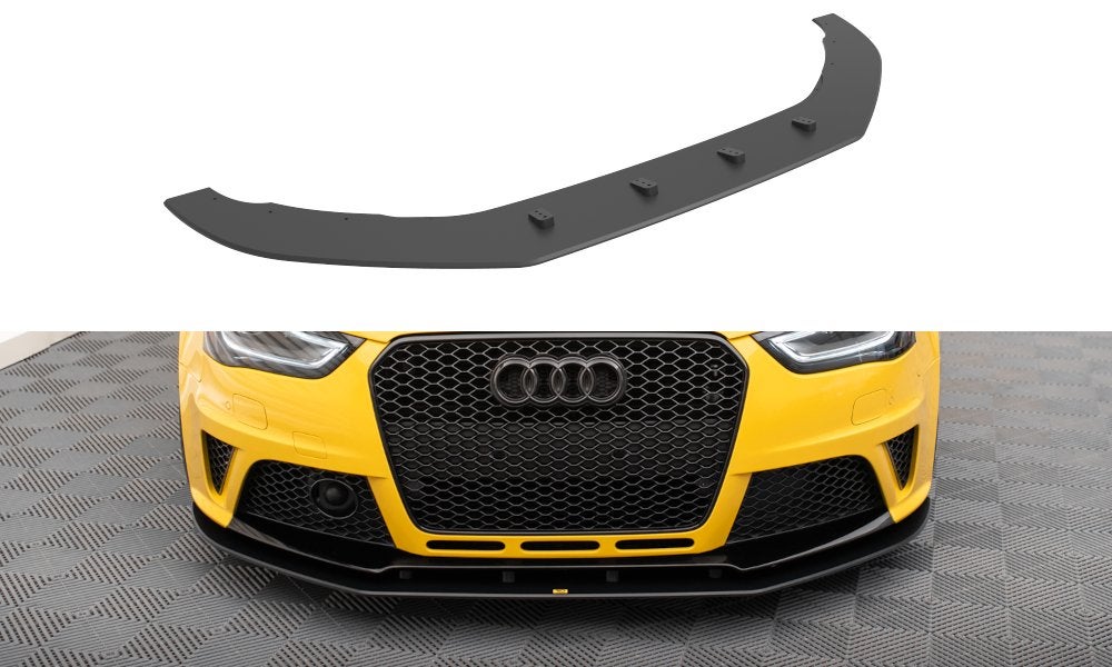 Race Voorlip splitter skirt diffuser - Audi RS4 B8 12-15, Ophalen of Verzenden