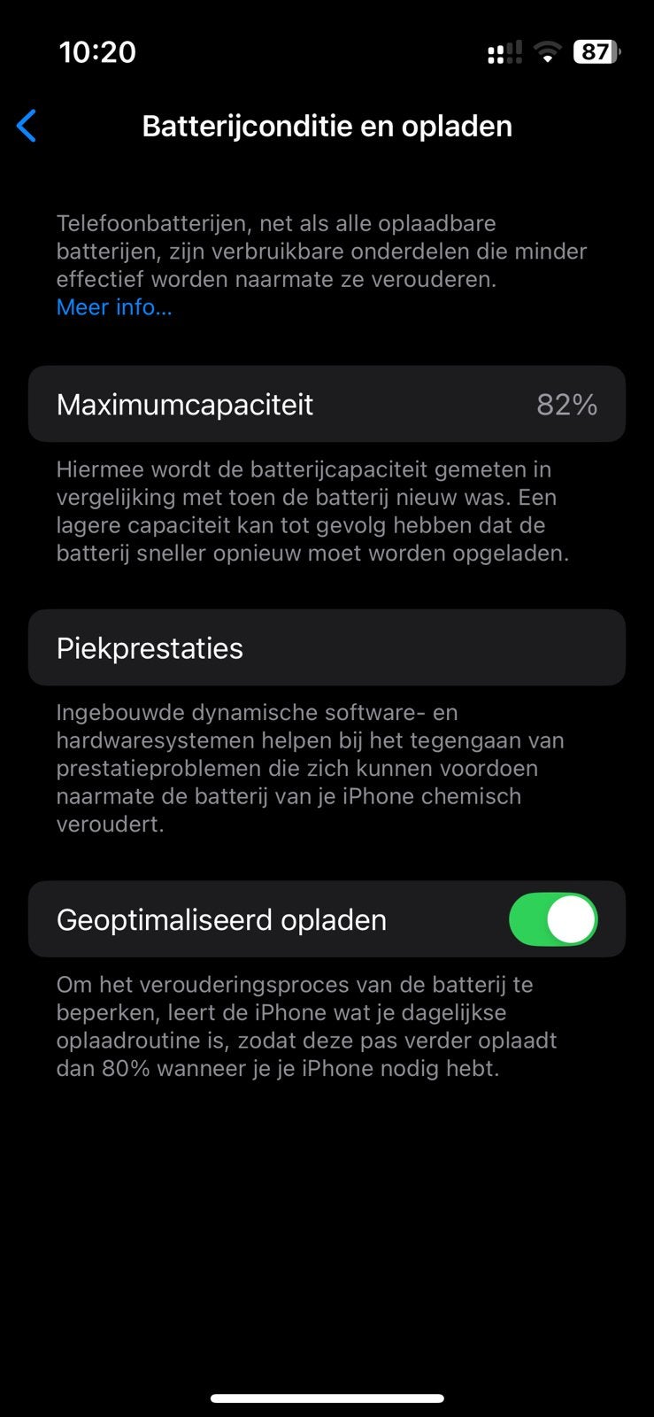 Foto 6 van iPhone 13 mini 128GB Groen - Batterij 82%