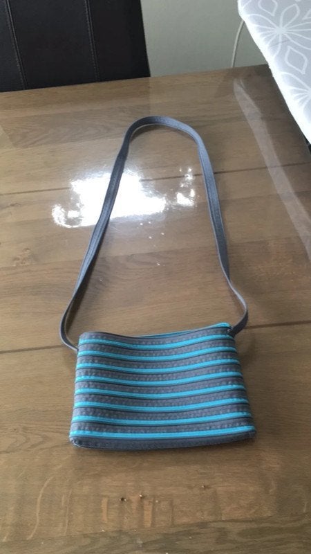 Zip/ritstasje tasje gemaakt van 1 rits merk: zip me and co, Ophalen of Verzenden, Nieuw, Schoudertasje