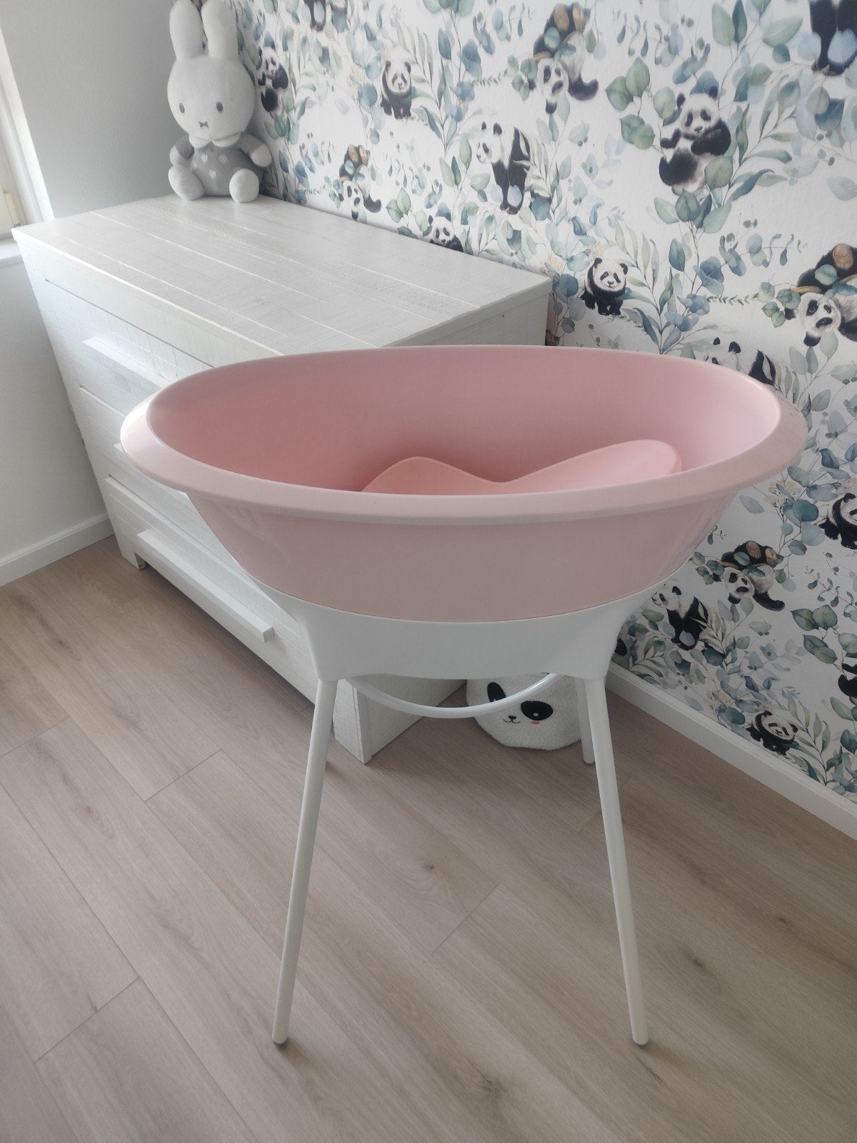roze babybadje met poten (Luma), Ophalen, Zo goed als nieuw, Badje