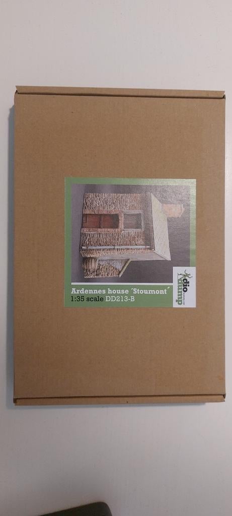 Diorama Ardennen huis 'Stoumont' 1:35 schaal, Ophalen of Verzenden