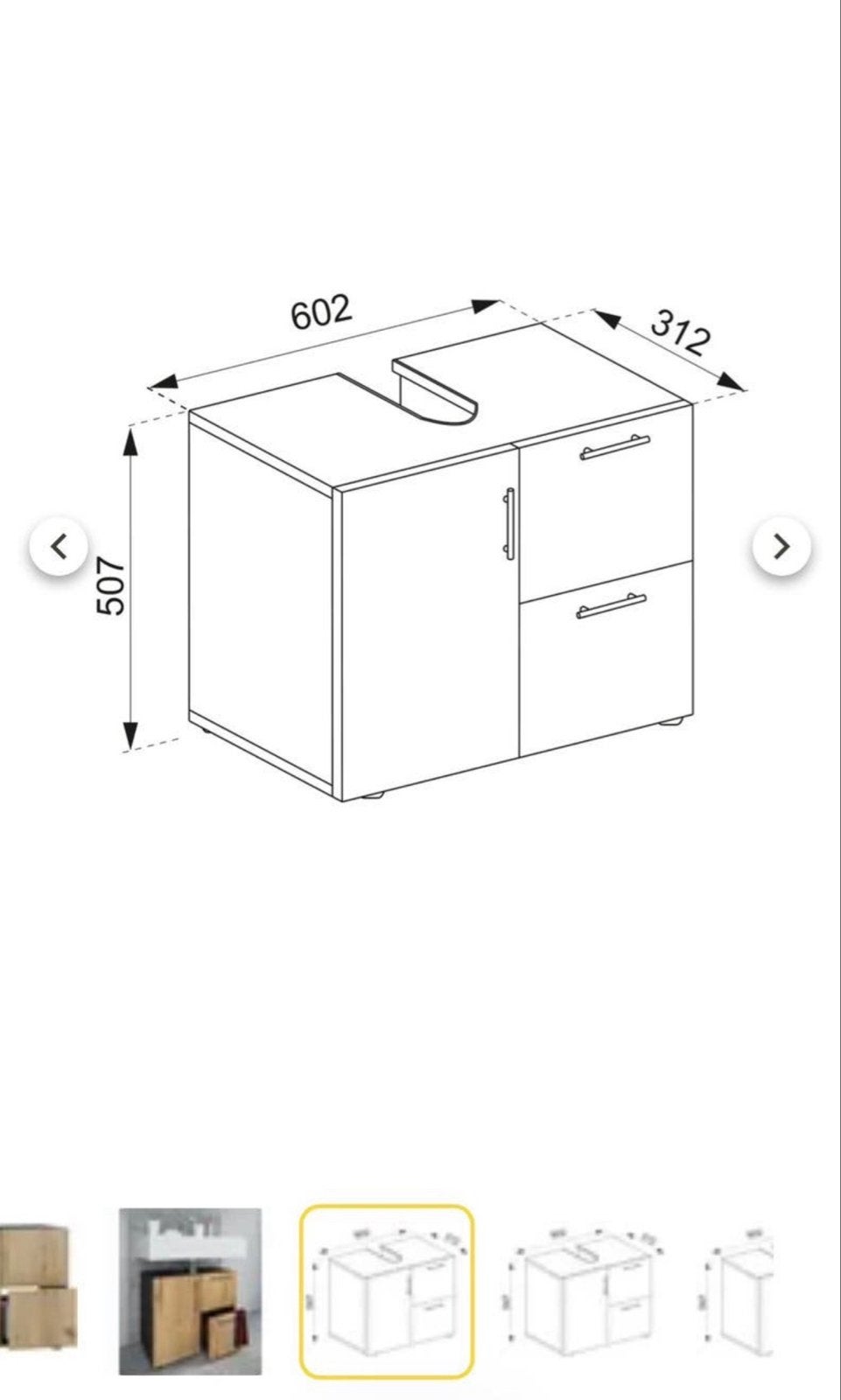 Badkamerkastenset - Wastafelkast en Hoge Kast, Huis en Inrichting, Ophalen, 50 tot 100 cm, Zo goed als nieuw, 25 tot 50 cm