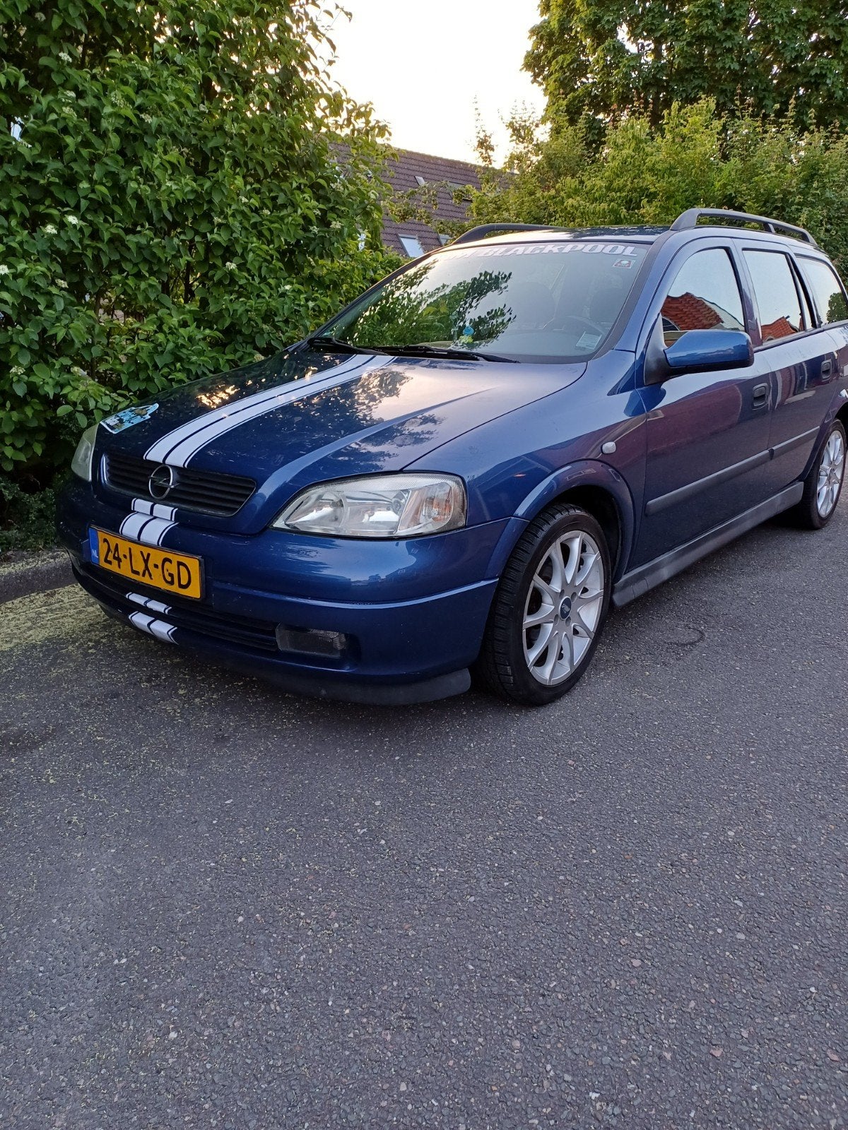 Opel Astra 1.6 16V St.wgn. sport edition 2, Voorwielaandrijving, 1145 kg, 4 cilinders, Blauw