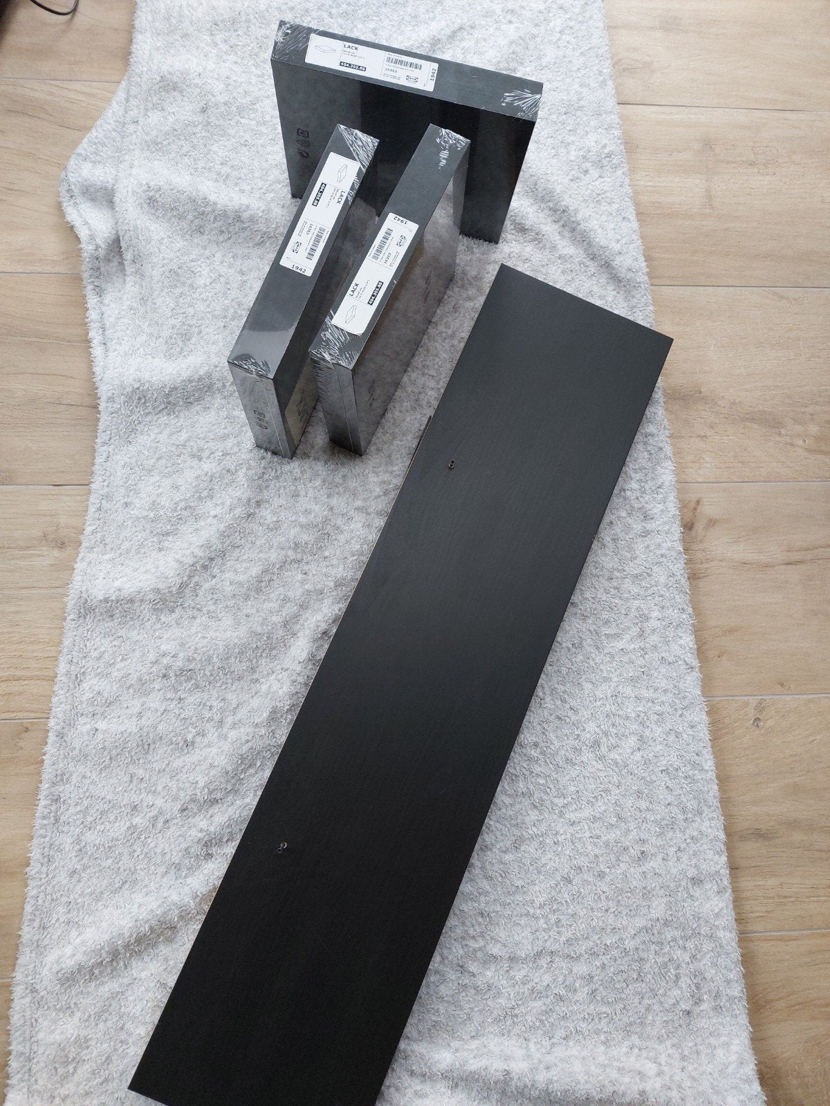 IKEA LACK Wandplank 110cm en 3 nieuwe kleine planken, Huis en Inrichting, Woonaccessoires | Wandplanken en Boekenplanken, Ophalen
