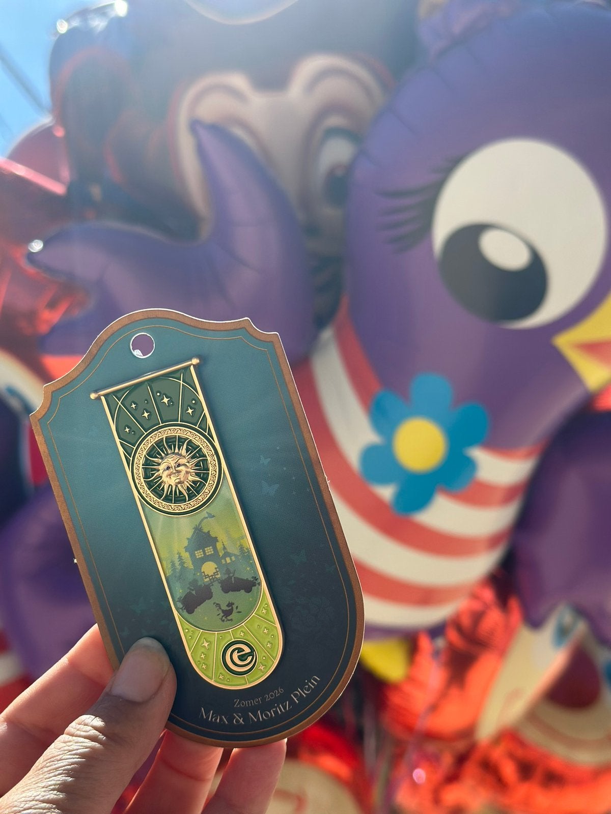 Efteling zomerpin 4, Verzamelen, Ophalen of Verzenden, Nieuw, Button of Speldje