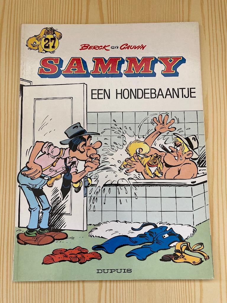 Stripboek Sammy - Een hondebaantje (Dupuis) nummer 27, Boeken, Stripboeken, Eén stripboek, Ophalen, Gelezen