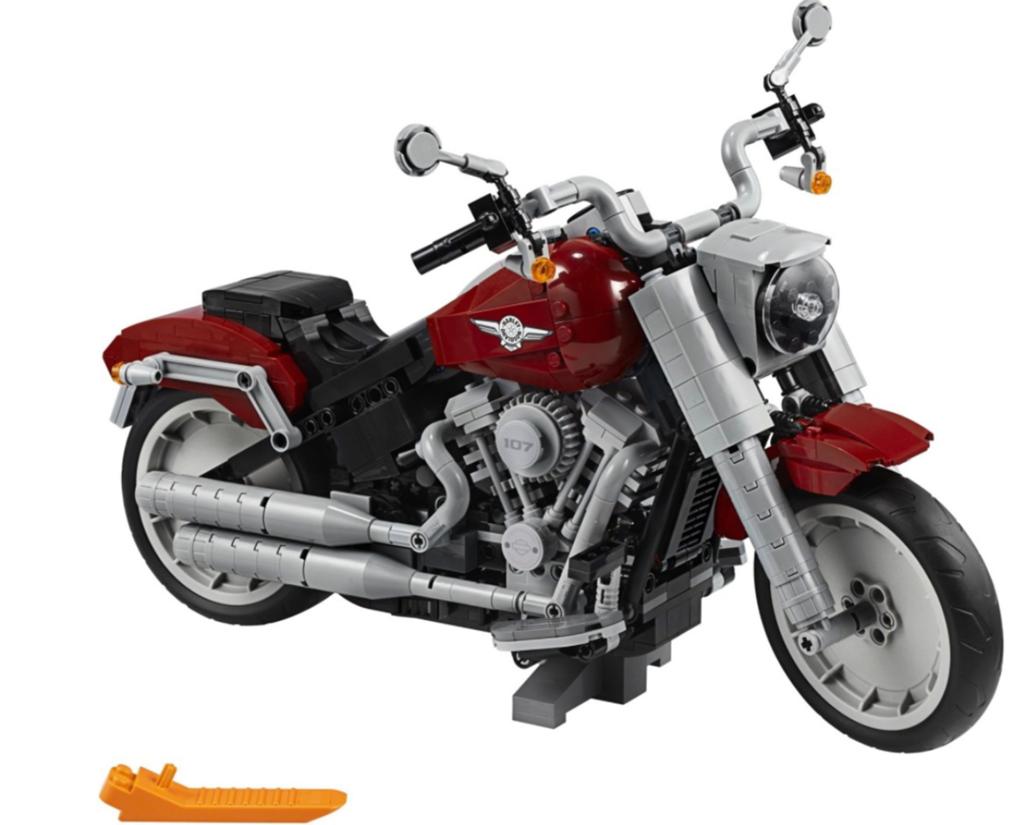 LEGO Creator Expert Harley-Davidson Fat Boy (10269), Ophalen, Lego, Zo goed als nieuw, Compleet