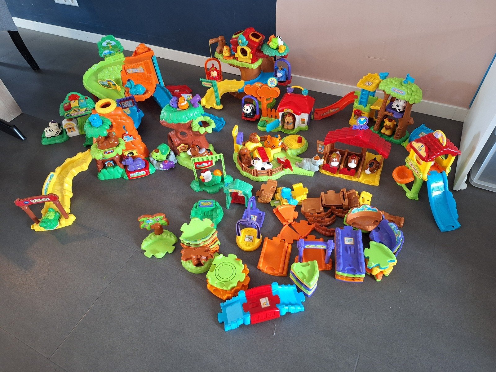 Supergrote set Zoef Zoef dieren (Vtech), Ophalen, 2 tot 4 jaar