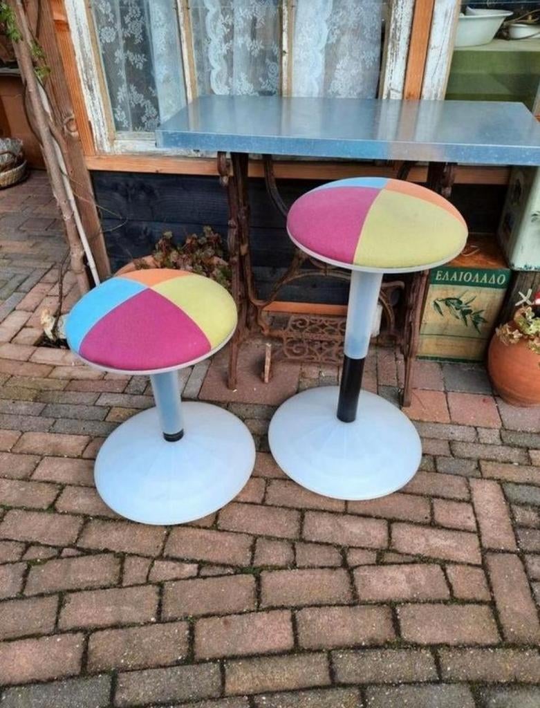 Ikea vintage krukken type vitamin jrn90,lees de beschrijving, Ophalen of Verzenden, In hoogte verstelbaar, Gebruikt, Kunststof