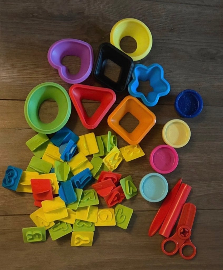 Klei met accessoires (zie diverse foto’s), Ophalen of Verzenden, Zo goed als nieuw, Knutselen
