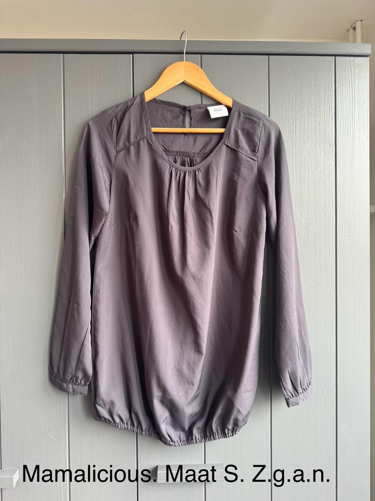Mamalicious zwangerschapsblouse, Maat S, Z.g.a.n., Mamalicious, Ophalen of Verzenden, Zo goed als nieuw, Maat 36 (S)