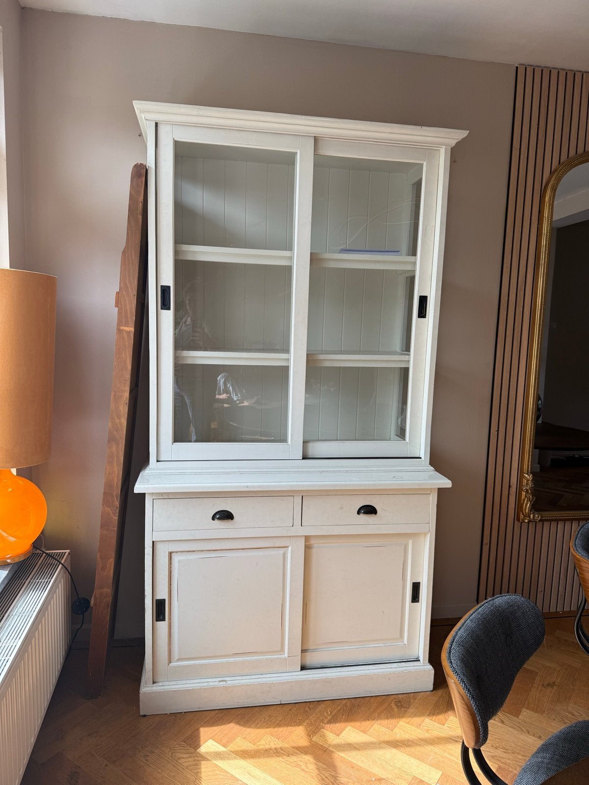 Buffetkast wit - Gebruikt maar in goede staat, Huis en Inrichting, Kasten | Buffetkasten, Ophalen, Gebruikt, 100 tot 150 cm, 200 cm of meer