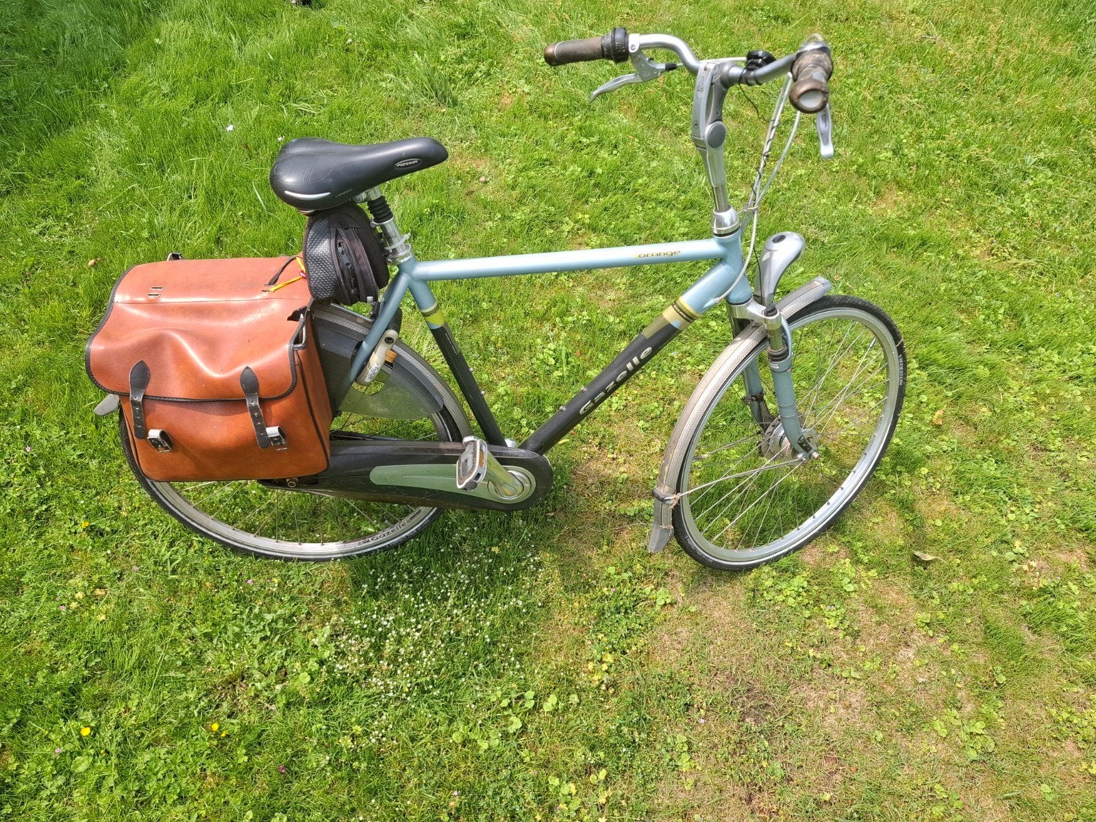 Gazelle stadsfiets met fietstassen, Ophalen, Gebruikt, Gazelle