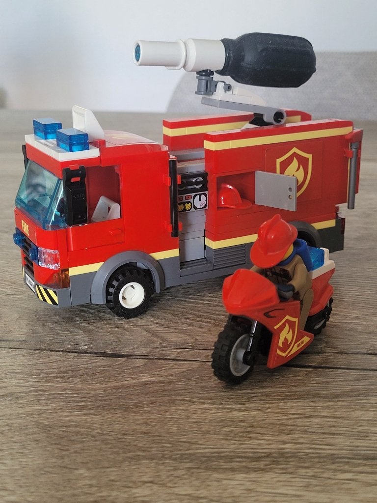Lego brandweerset, Overige thema's, Lego, Ophalen of Verzenden, Zo goed als nieuw