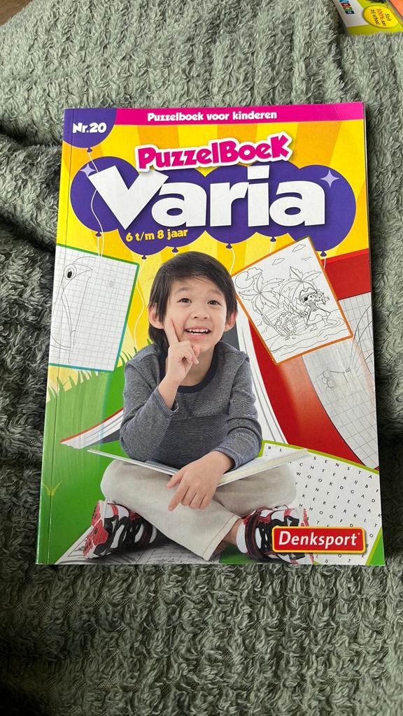 Puzzelboek Varia voor kinderen 6 t/m 8 jaar - Nieuw, Ophalen of Verzenden, Nieuw, Puzzelboek