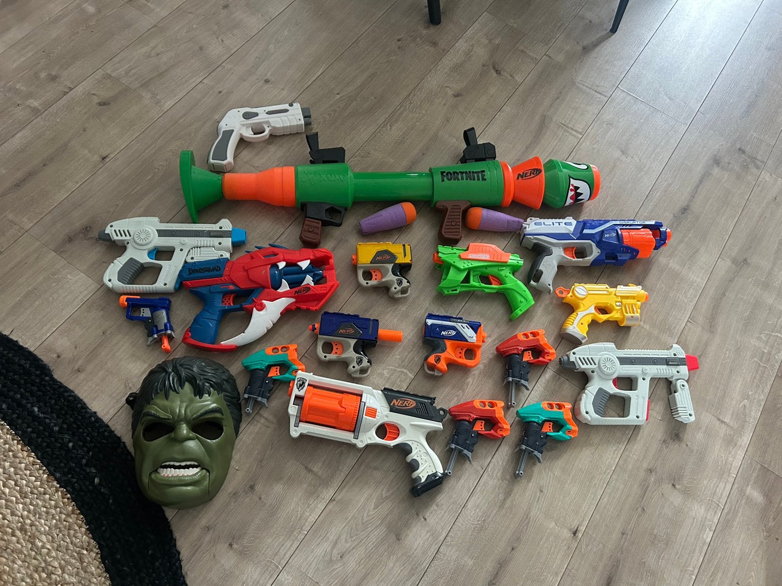 Nerf guns, Ophalen, Gebruikt