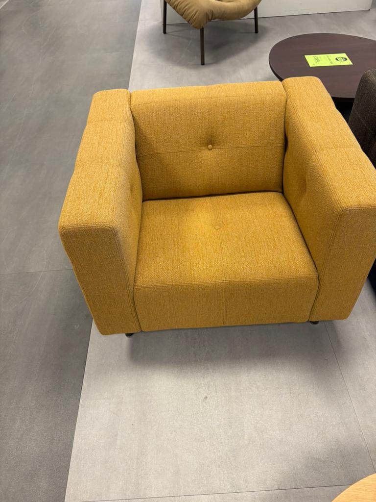 Gelderland fauteuil 6111, Ophalen, 75 tot 100 cm, Zo goed als nieuw, Stof