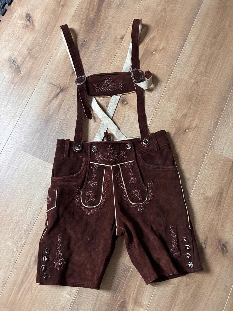 Lederhosen merk alpenfeuer, Kleding | Heren, Alpenfeuer, Maat 48/50 (M), Nieuw, Ophalen of Verzenden
