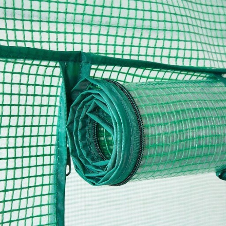 Broeikas | Tomatenkas | Tuinkas | Foliekas | 100x50x150cm |, 100 tot 150 cm, Info@lendo-online.eu, 25 tot 50 cm, Groen