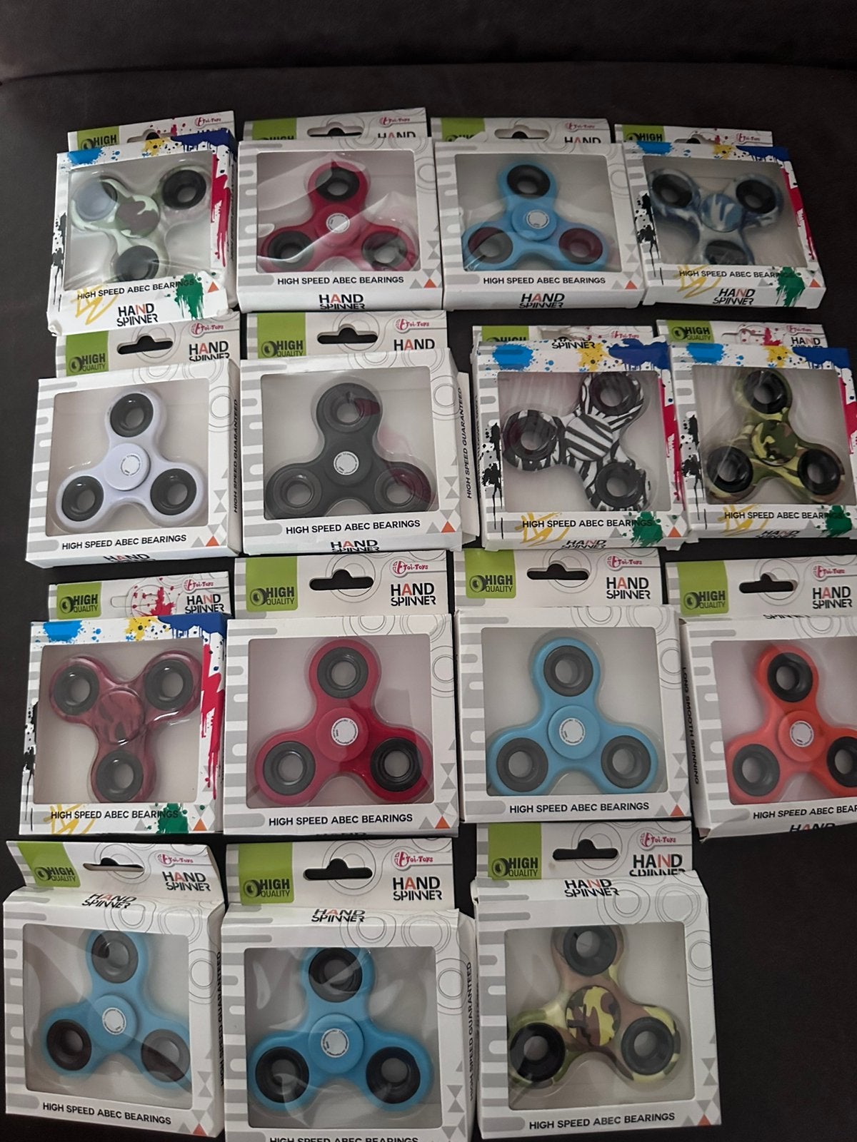 Fidget spinners 15 stuks, Ophalen, Zo goed als nieuw
