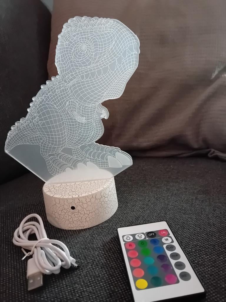 Kinder 3D Lamp, Ophalen of Verzenden, Zo goed als nieuw, Lamp