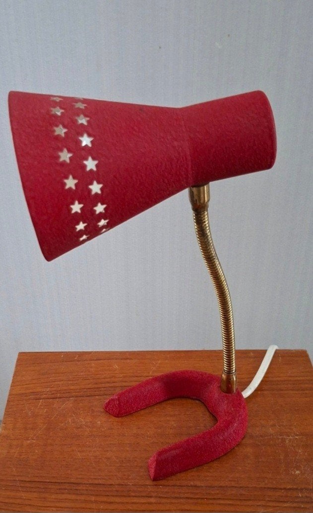 Vintage jaren 50 60 tafellampje, Ophalen of Verzenden