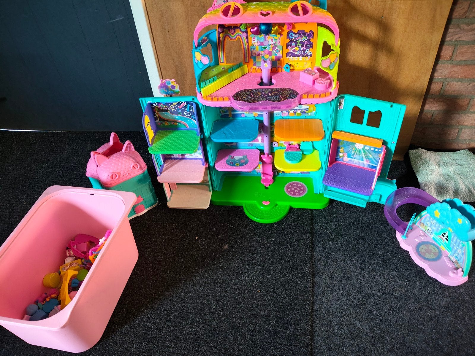 Gabby's Poppenhuis met accessoires, Ophalen of Verzenden, Zo goed als nieuw, Poppenhuis