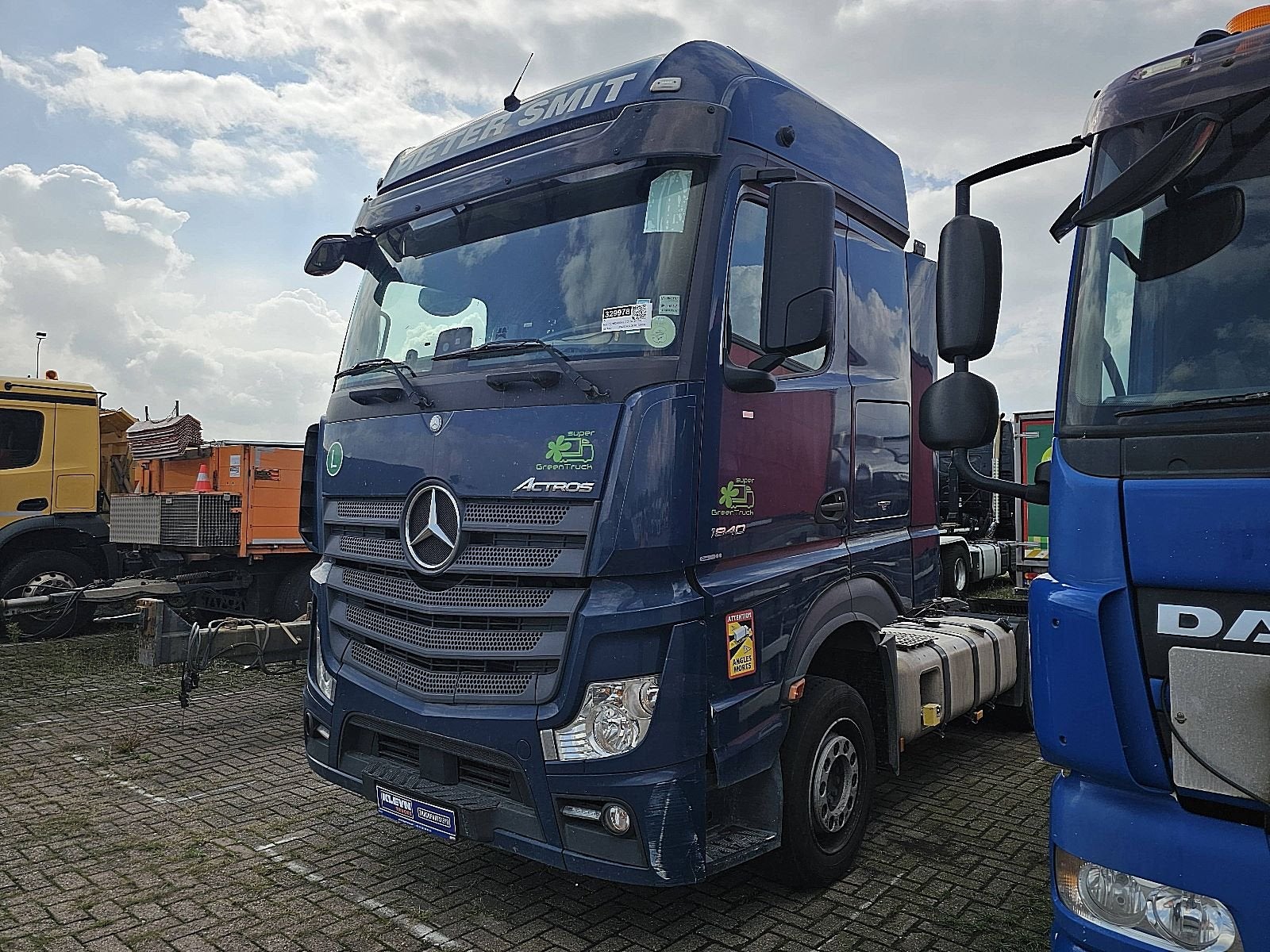 MERCEDES-BENZ ACTROS 1840 gearbox broken, Automaat, Euro 6, 394 pk, Blauw