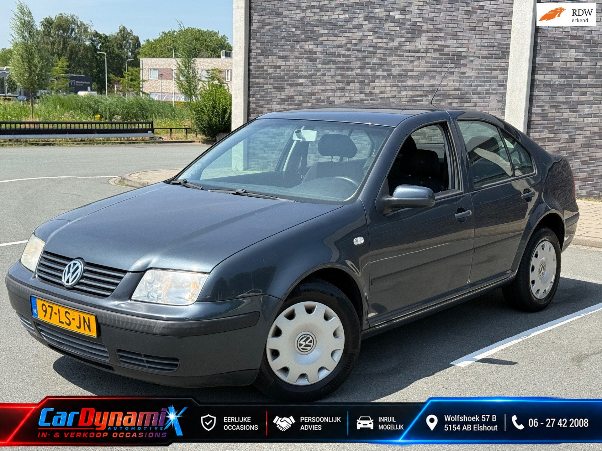 Volkswagen Bora 1.6 | Automaat | Nwe APK | 1e Eigenaar | Air, Stof, Gebruikt, Bora, 4 cilinders