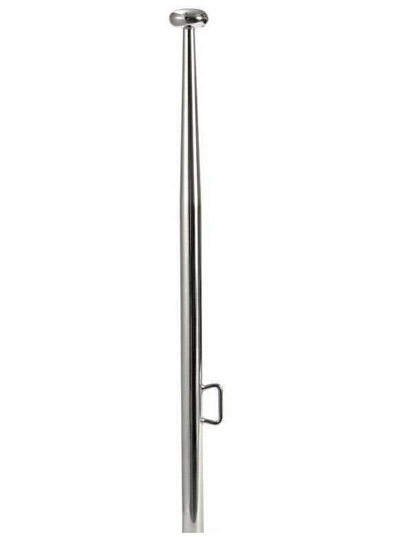 Vlaggenstok RVS 120cm Recht, Ophalen of Verzenden, Nieuw