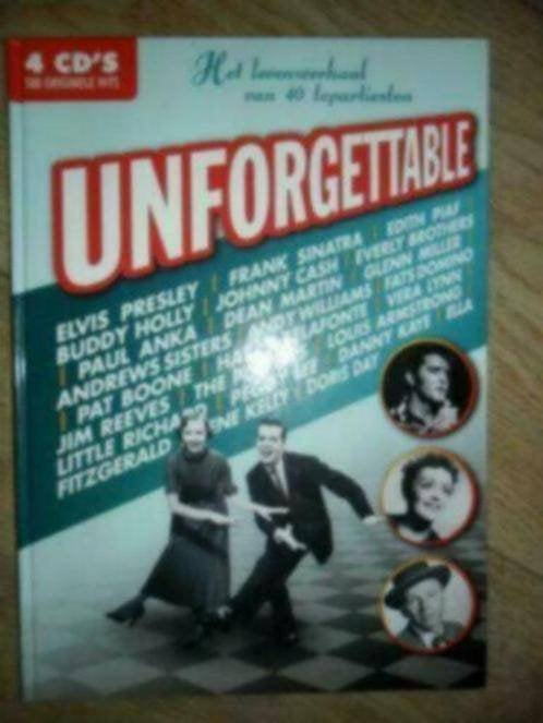 unforgettable oa Piaf, Buddy Holly, Everley Brothers 4 CD's, Alle leeftijden, Ophalen of Verzenden, Nieuw in verpakking