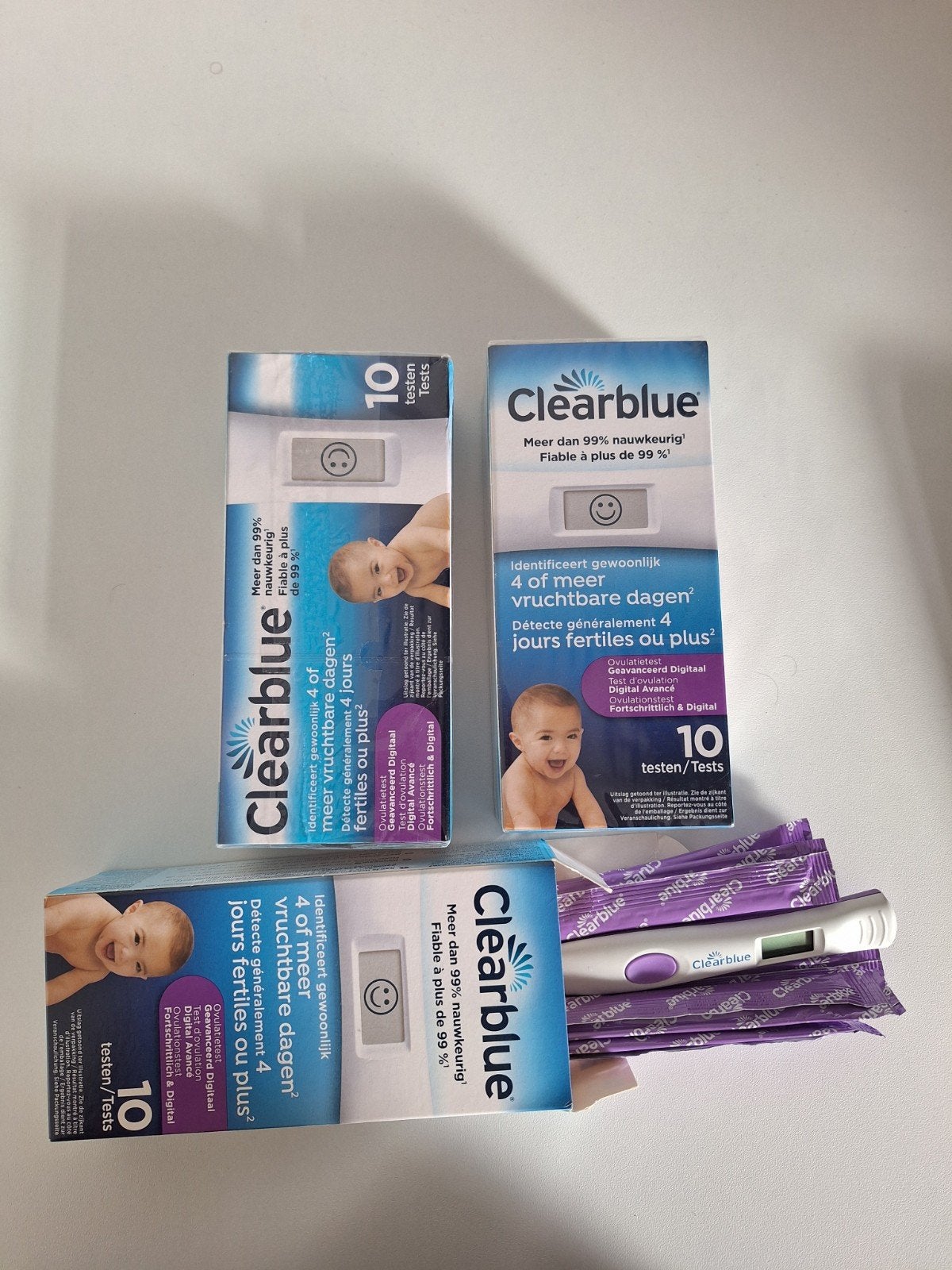 Clearblue Ovulatietesten - 30 stuks, Kinderen en Baby's, Ophalen, Nieuw