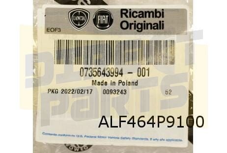 Fiat 500 voorbumper (Abarth) (te spuiten) Origineel! 7356439, -, -, Nieuw, Bumper